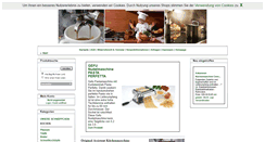 Desktop Screenshot of erlebniswelt-kochen.de