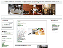 Tablet Screenshot of erlebniswelt-kochen.de